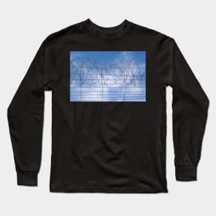 Barbed Wire Fence - Stay Out Long Sleeve T-Shirt